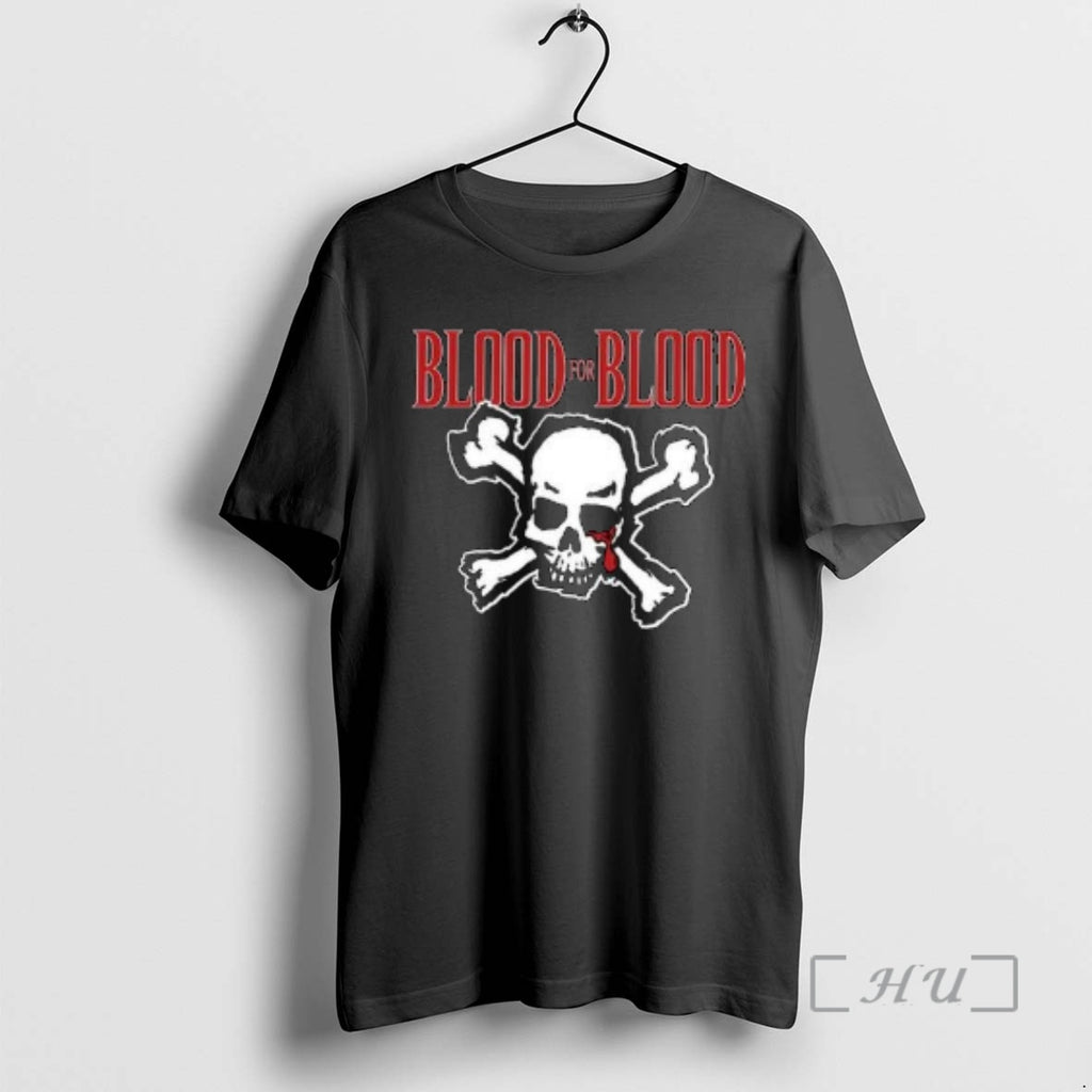 Officials Blood For Blood Wasted Skull Circle Black