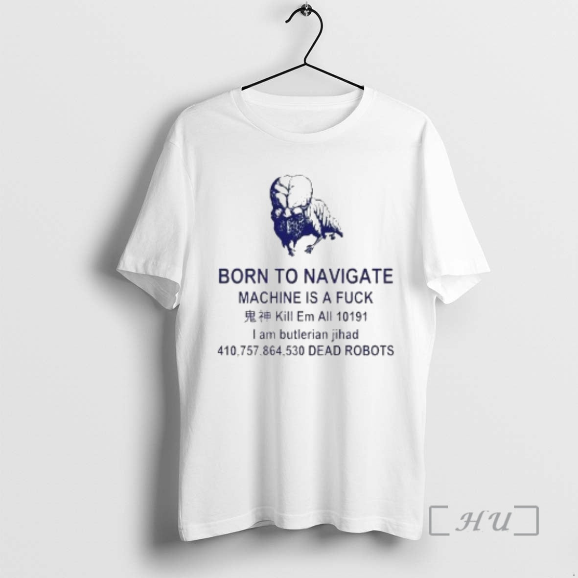 Officials Born To Navigate Machine Is A Fuck Kill Em All Dead Robots Circle White