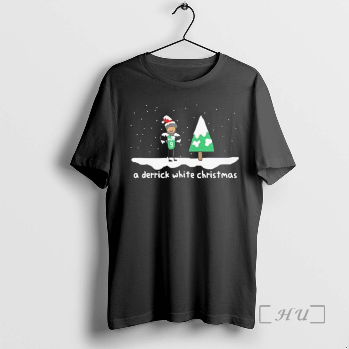 Officials Boston Celtic A Derrick White Christmas Paint