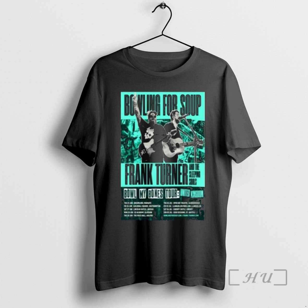 Officials Bowling For Soup Frank Turner Bowl My Bones Tour Uk 2026 Circle Black Premium