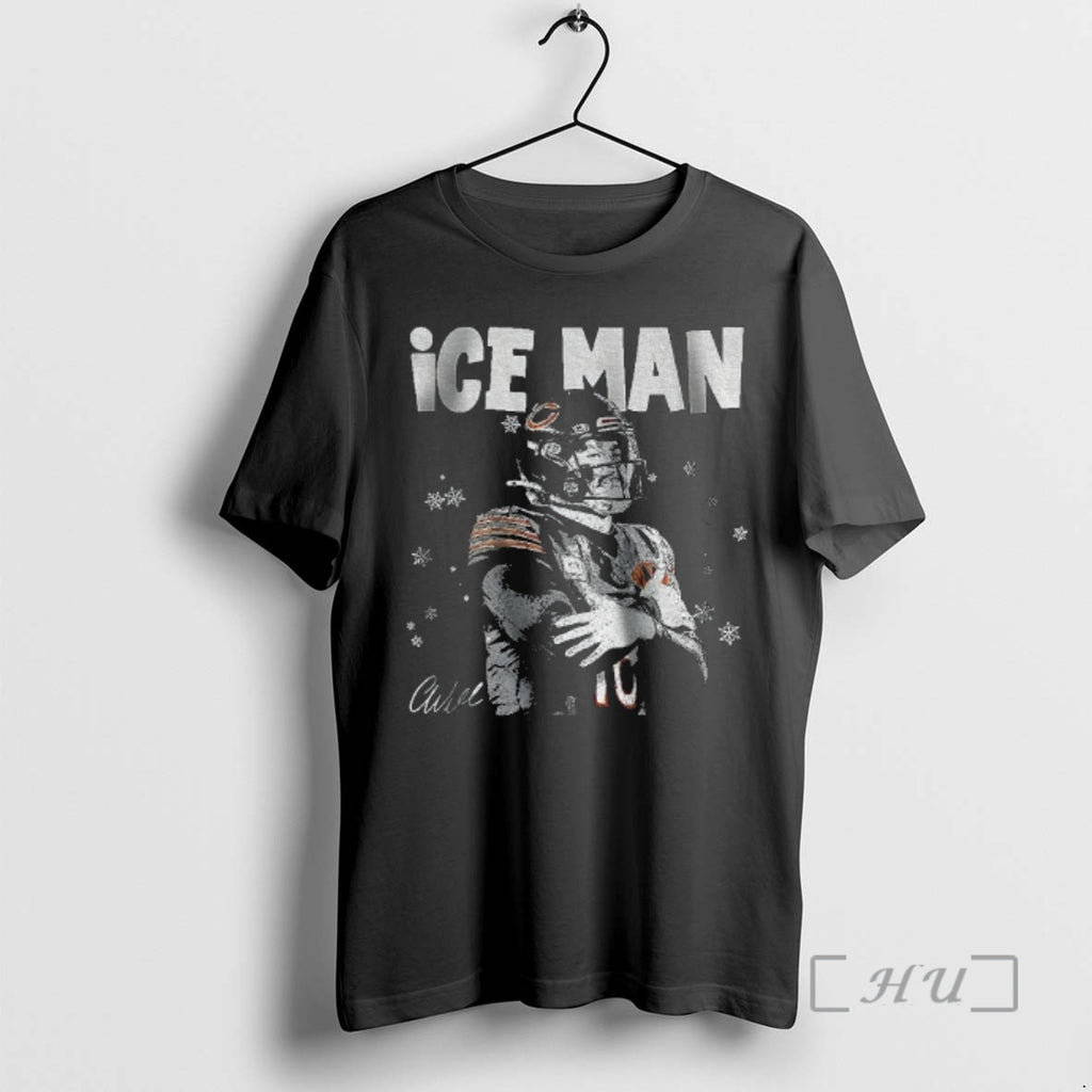 Officials Caleb Williams Football Vintage Ice Man Chicago Football Signature