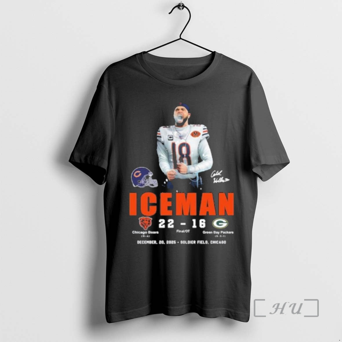 Officials Caleb Williams Iceman Bears 22 16 Packers