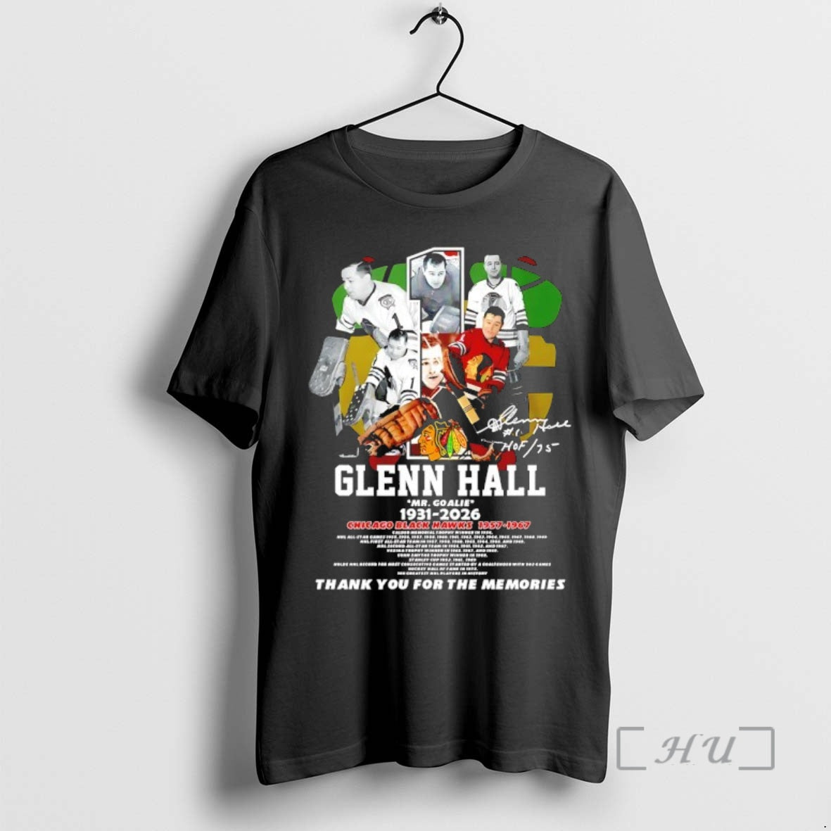 Officials Chicago Black Hawks Glenn Hall Mr