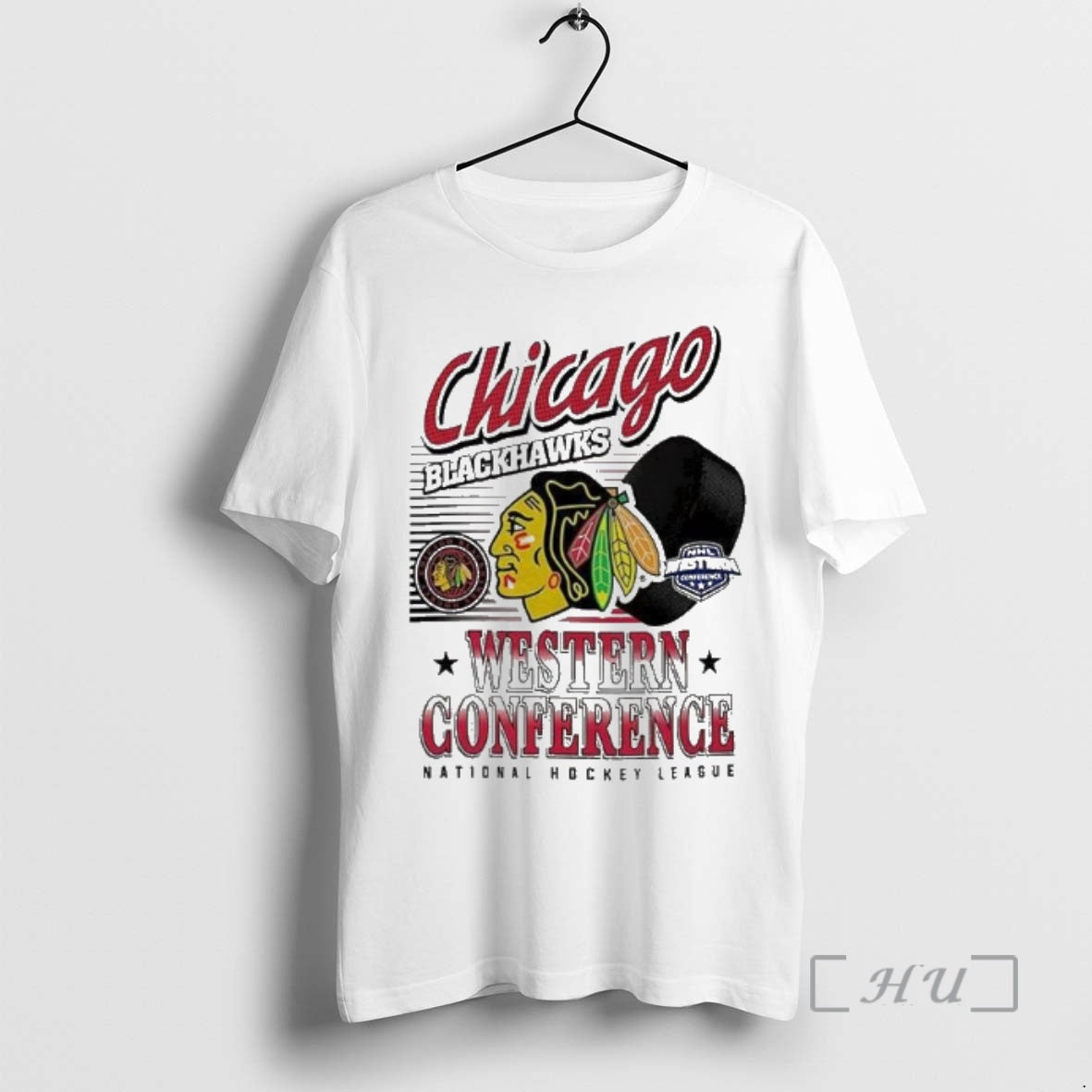 Officials Chicago Blackhawks Nhl Wastern Conference Logo And Ball