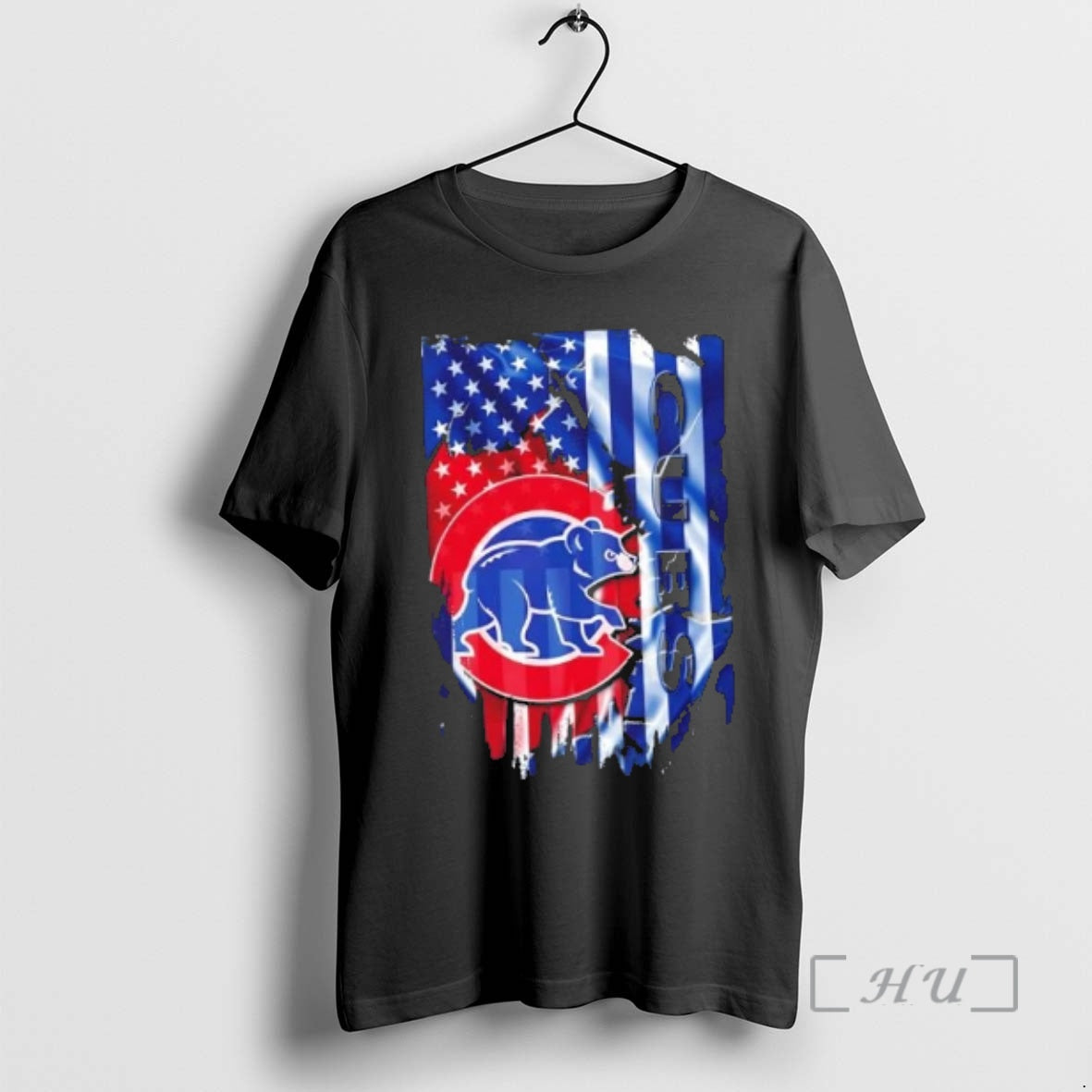 Officials Chicago Cubs Baseball X American Flag