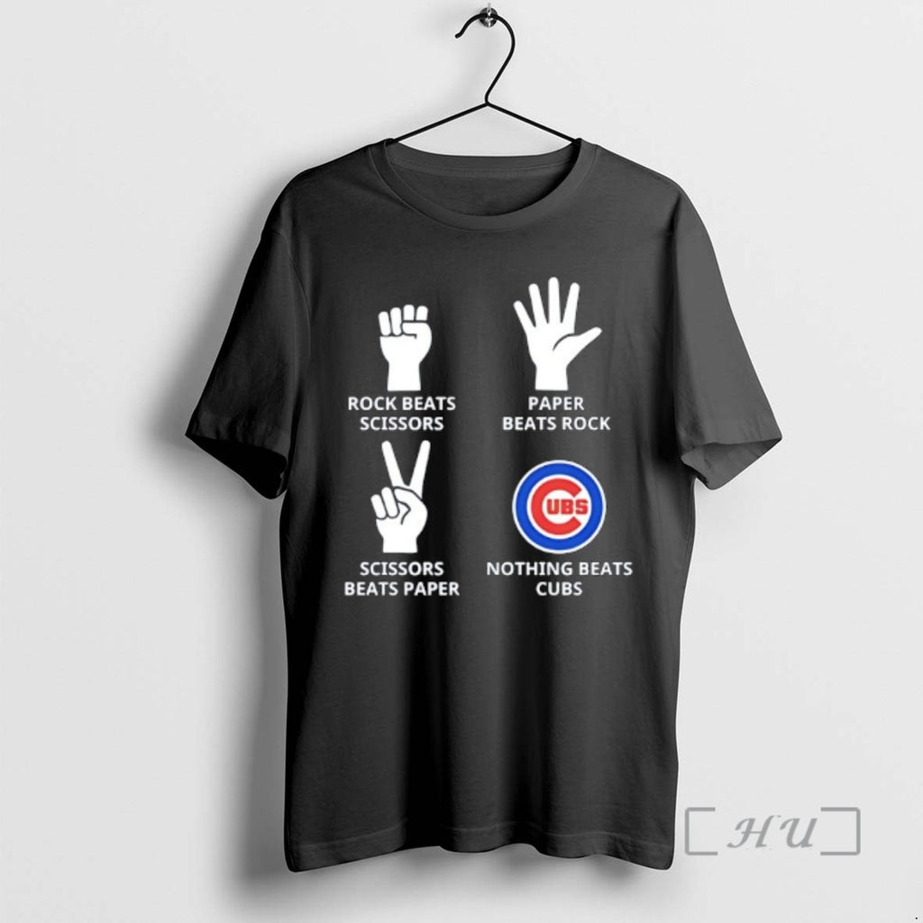 Officials Chicago Cubs Nothing Beats Rock Beats Scissors Paper Beats Rock Scissors Beats Paper Premium