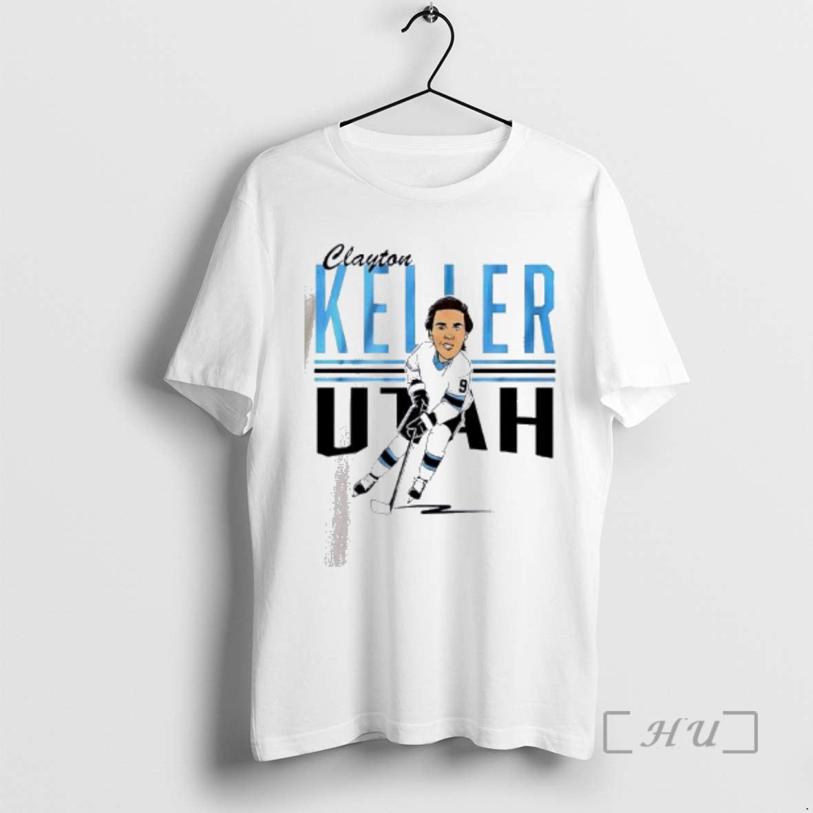 Officials Clayton Keller Center Ice Caricature