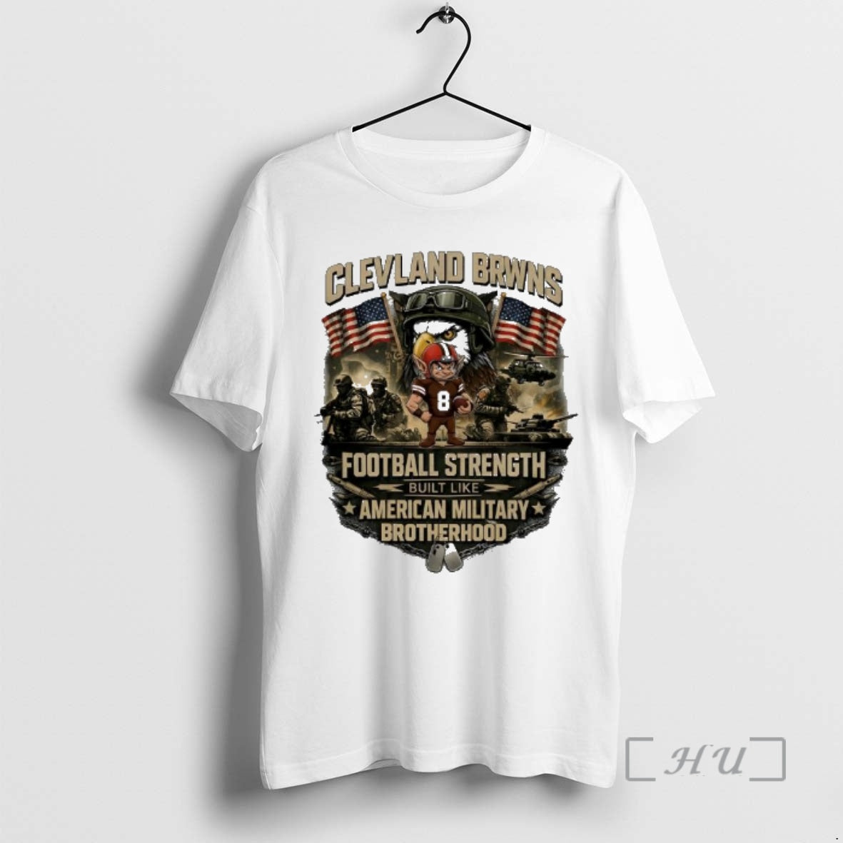 Officials Cleveland Browns Football Strength Built Like American Military Brotherhood