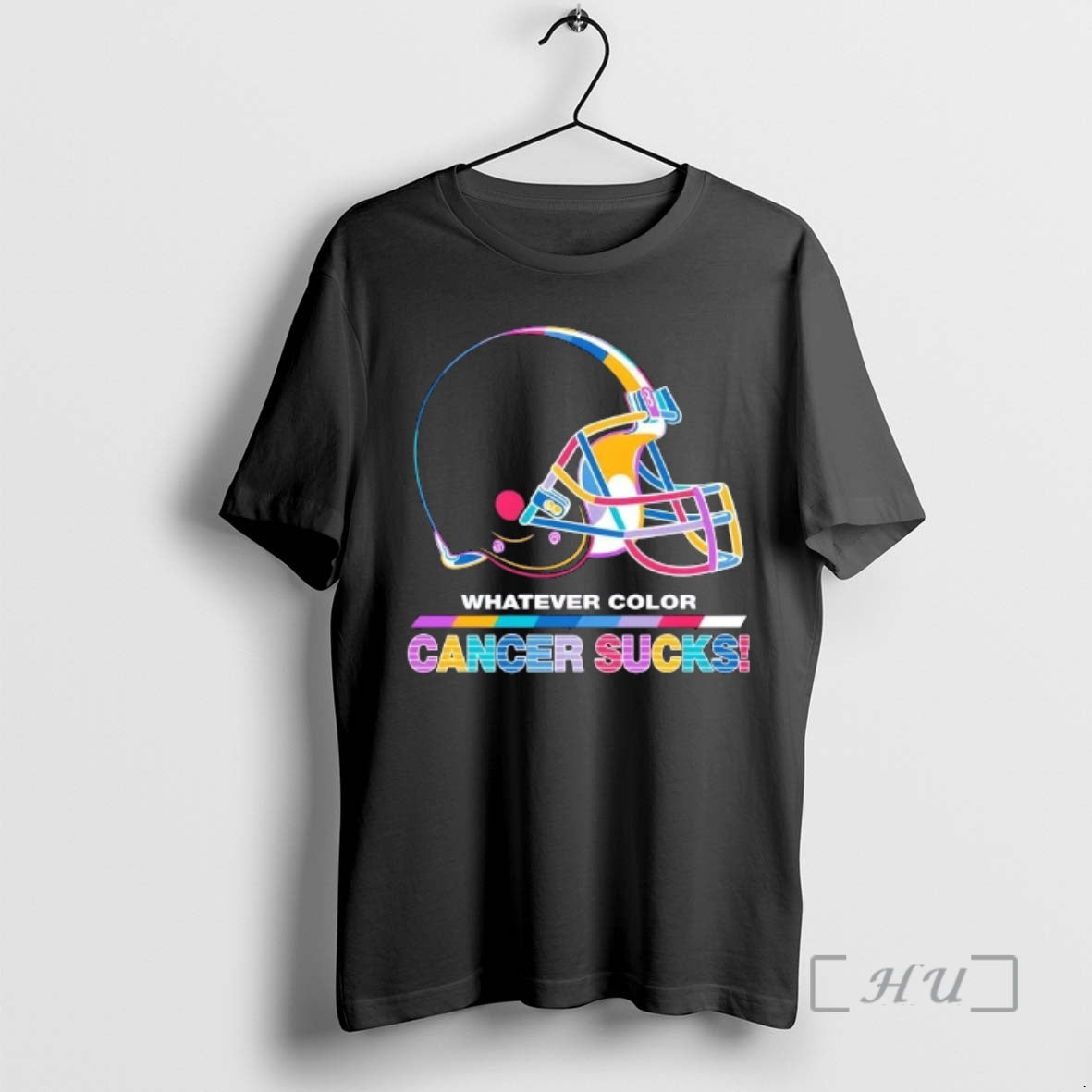Officials Cleveland Browns Football Whatever Color Cancer Sucks Logo Colors
