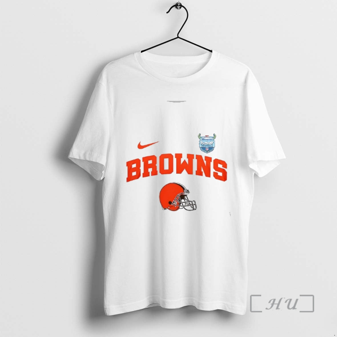 Officials Cleveland Browns X Monters Inc Funday Football Cartoon Double Sided Graphic Premium T Shirts
