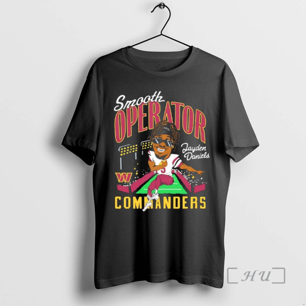 Officials Commanders Jayden Daniels Smooth Operator Player Caricature