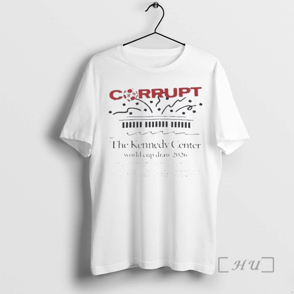 Officials Corrupt World Cup Draw At The Kennedy Center In Washington Dc Premium T Shirts