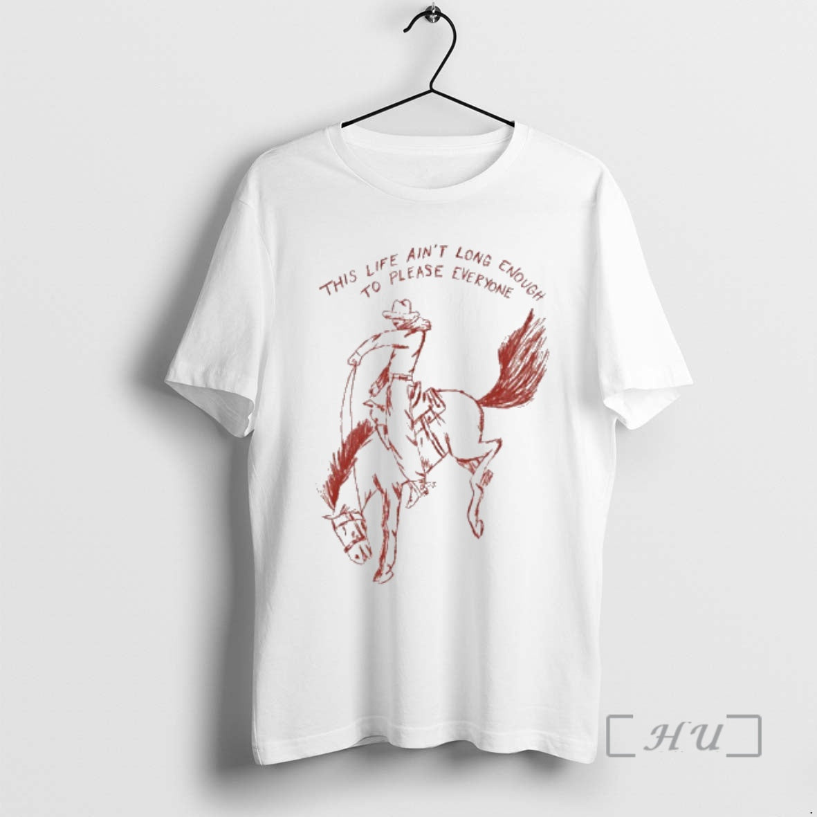 Officials Cowboy Horse This Life Aint Long Enough To Please Everyone Premium T Shirts Sweater