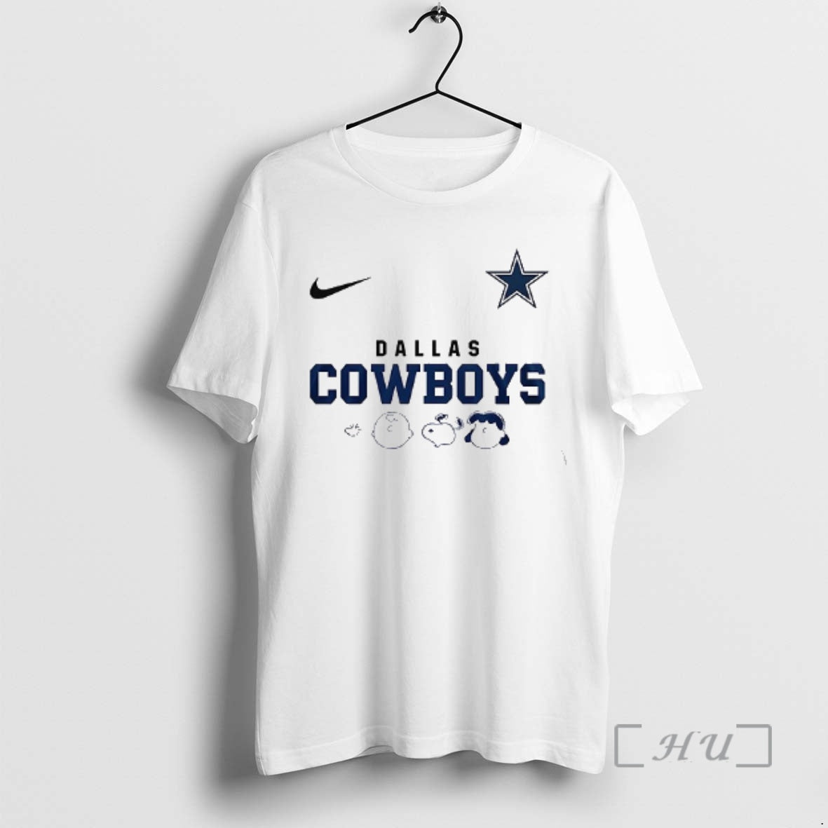 Officials Dallas Cowboys X Peanuts Abbey Road Cartoon Double Sided Graphic Premium T Shirts Sweater