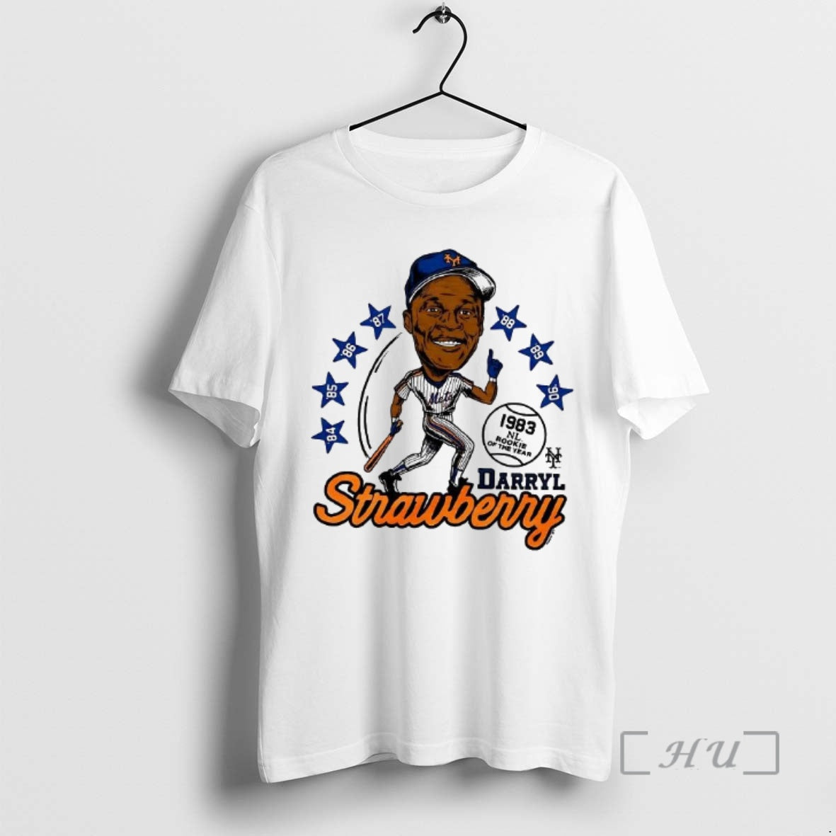 Officials Darryl Strawberry New York Mets Baseball Caricatures Woman