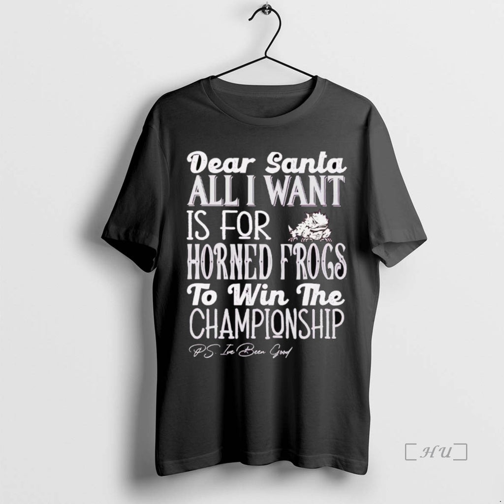 Officials Dead Santa All I Want Is For The Tcu Horned Frogs To Win The