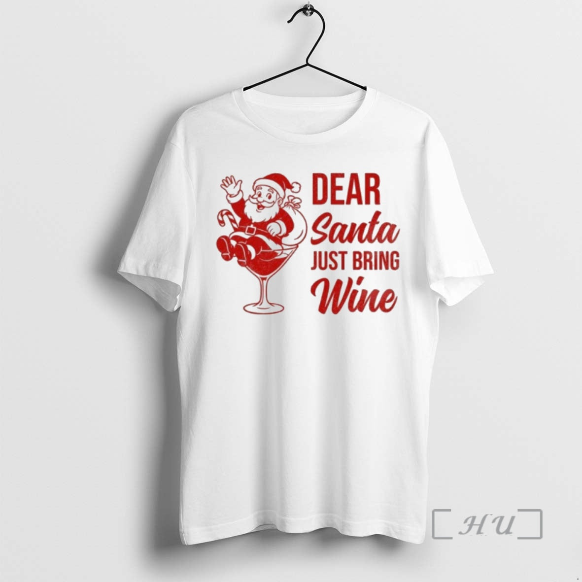 Officials Dear Santa Just Bring Wine Christmas