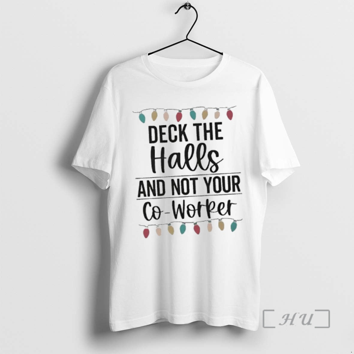 Officials Deck The Halls And Not Your Co Worker Christmas Lights Premium T Shirts Sweater