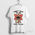 Officials Demogorgon Coffee Monster Dont Talk To Me Until Ive Fed Premium T Shirts Sweater