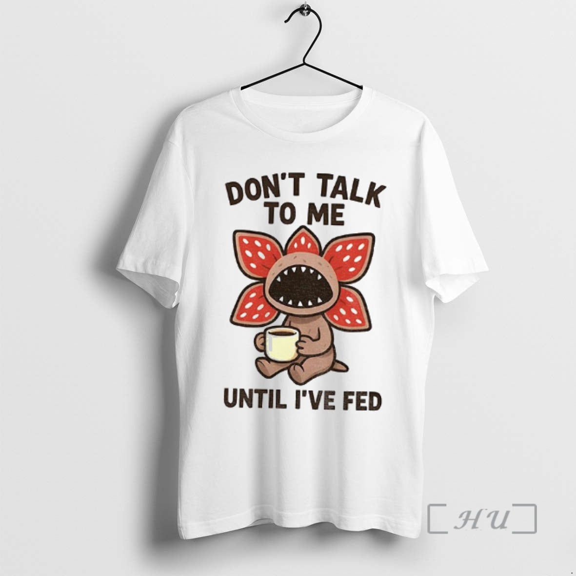 Officials Demogorgon Coffee Monster Dont Talk To Me Until Ive Fed Premium T Shirts Sweater
