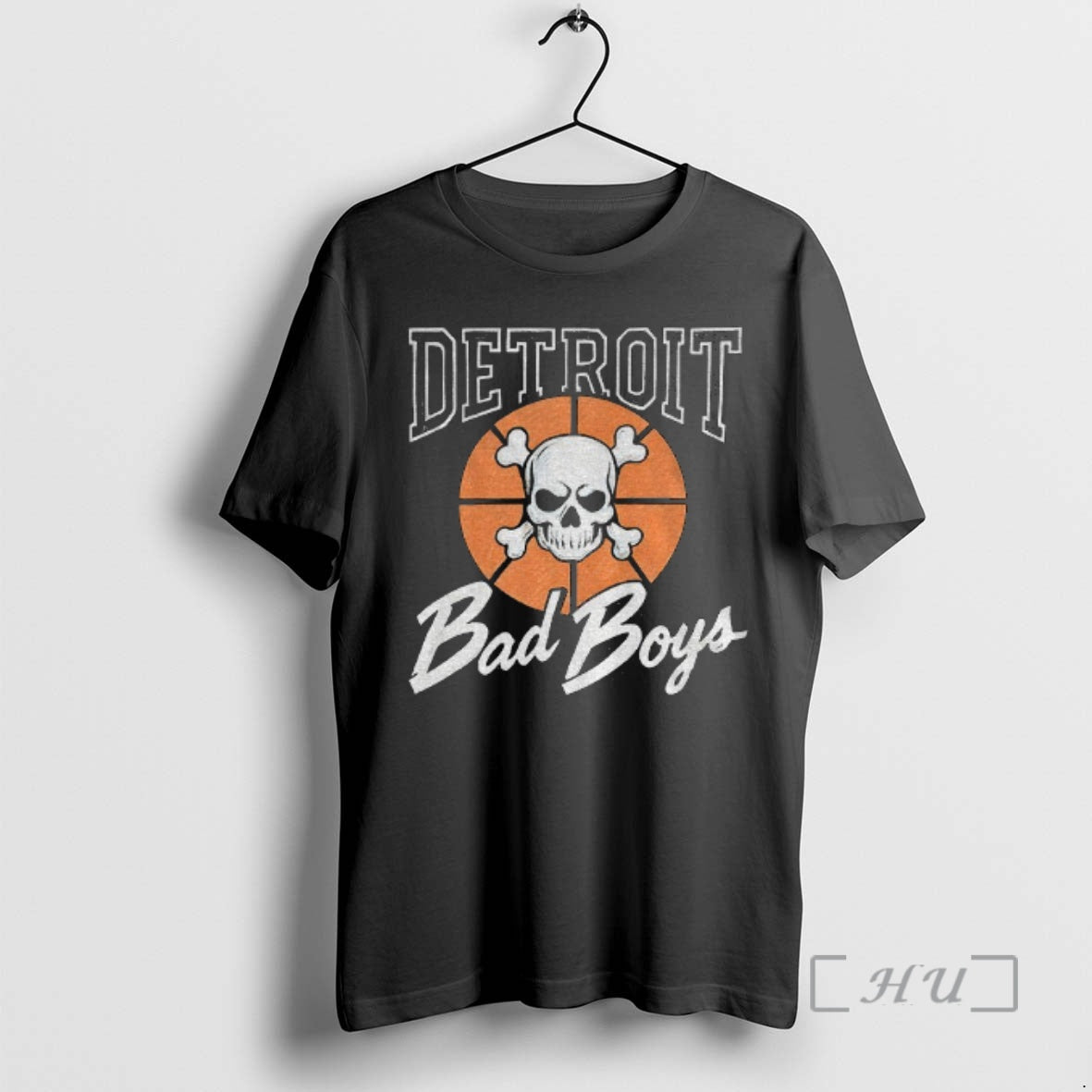 Officials Detroit Bad Boys Detroit Pistons Basketball Champion Skull