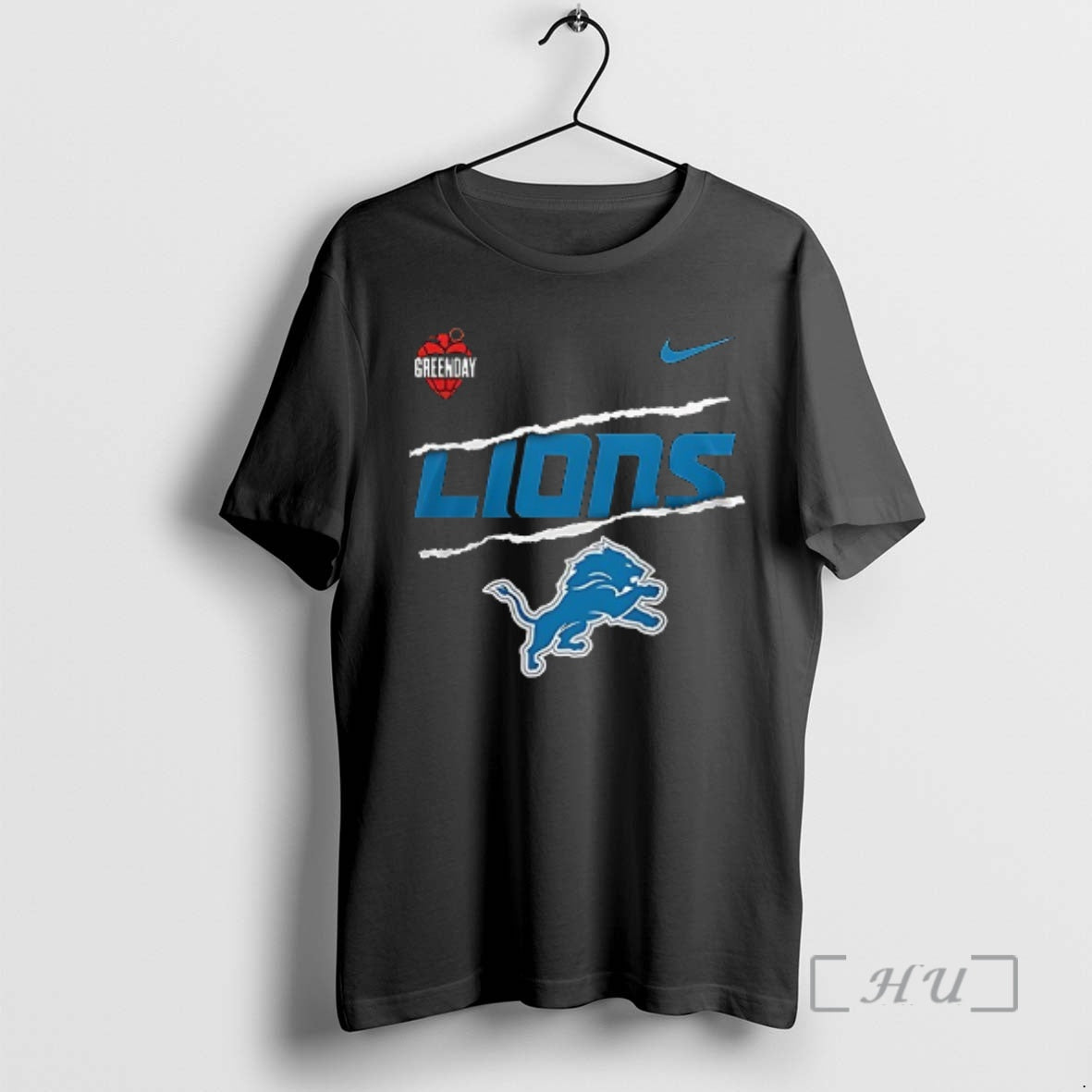 Officials Detroit Lions X Green Day Graphic
