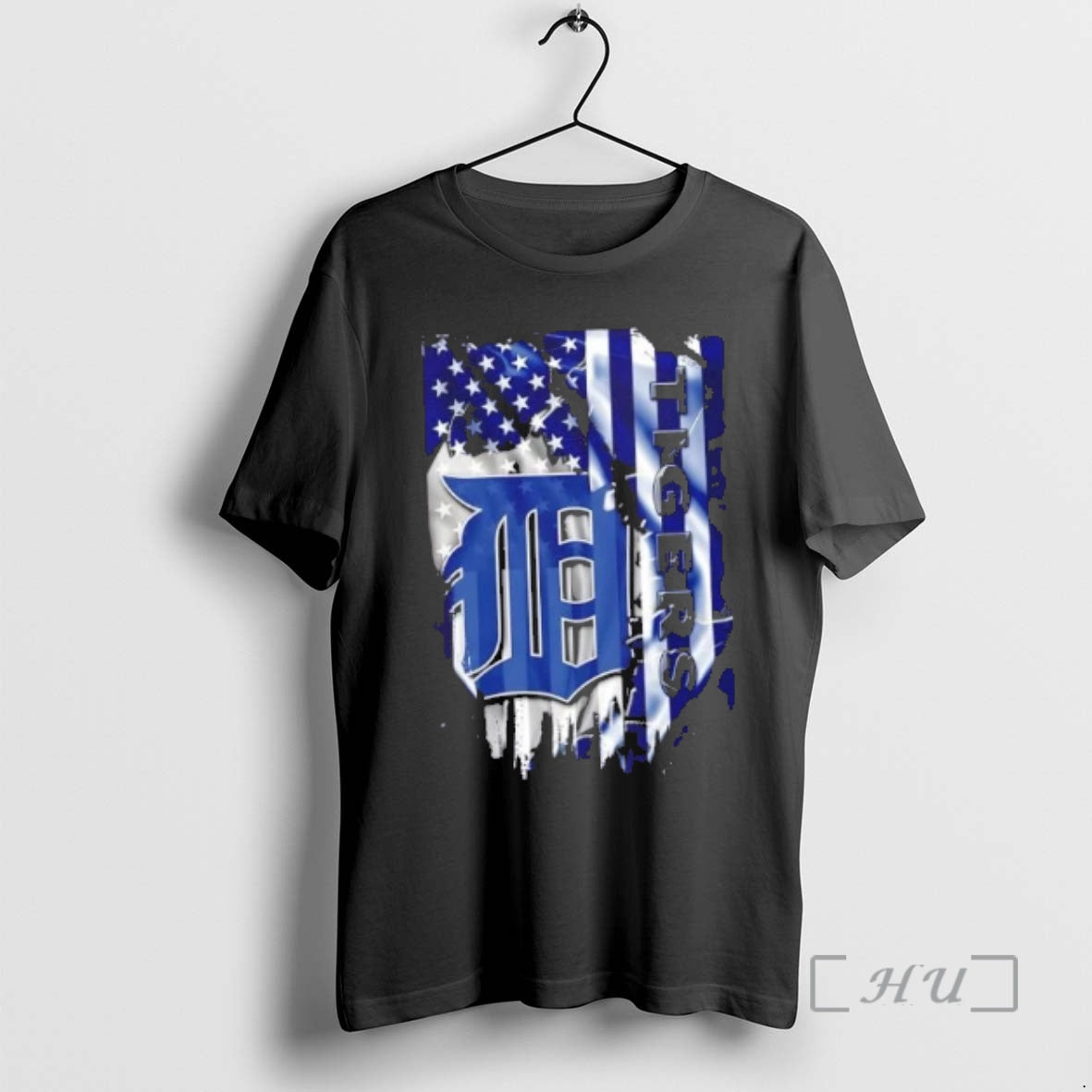 Officials Detroit Tigers Baseball X American Flag