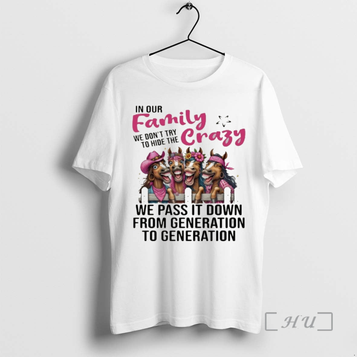Officials Donkey In Our Family We Dont Try To Hide The Crazy Premium T Shirts