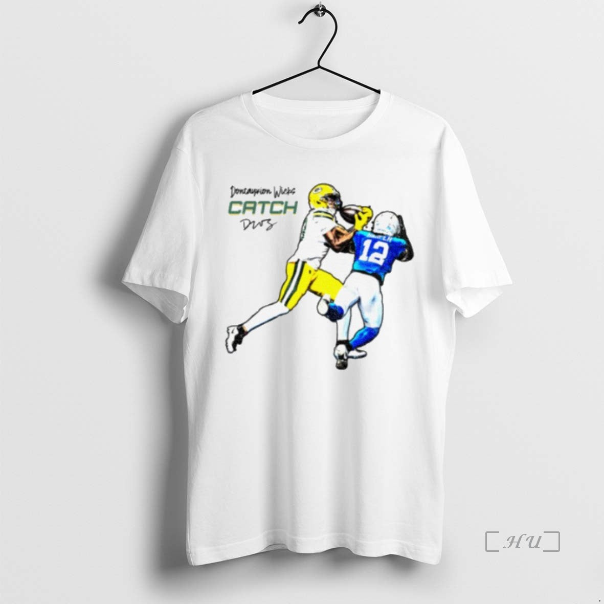 Officials Dontayvion Wicks Catch Green Bay Packers Vs Lions Detroit Signature Premium T Shirts Sweater