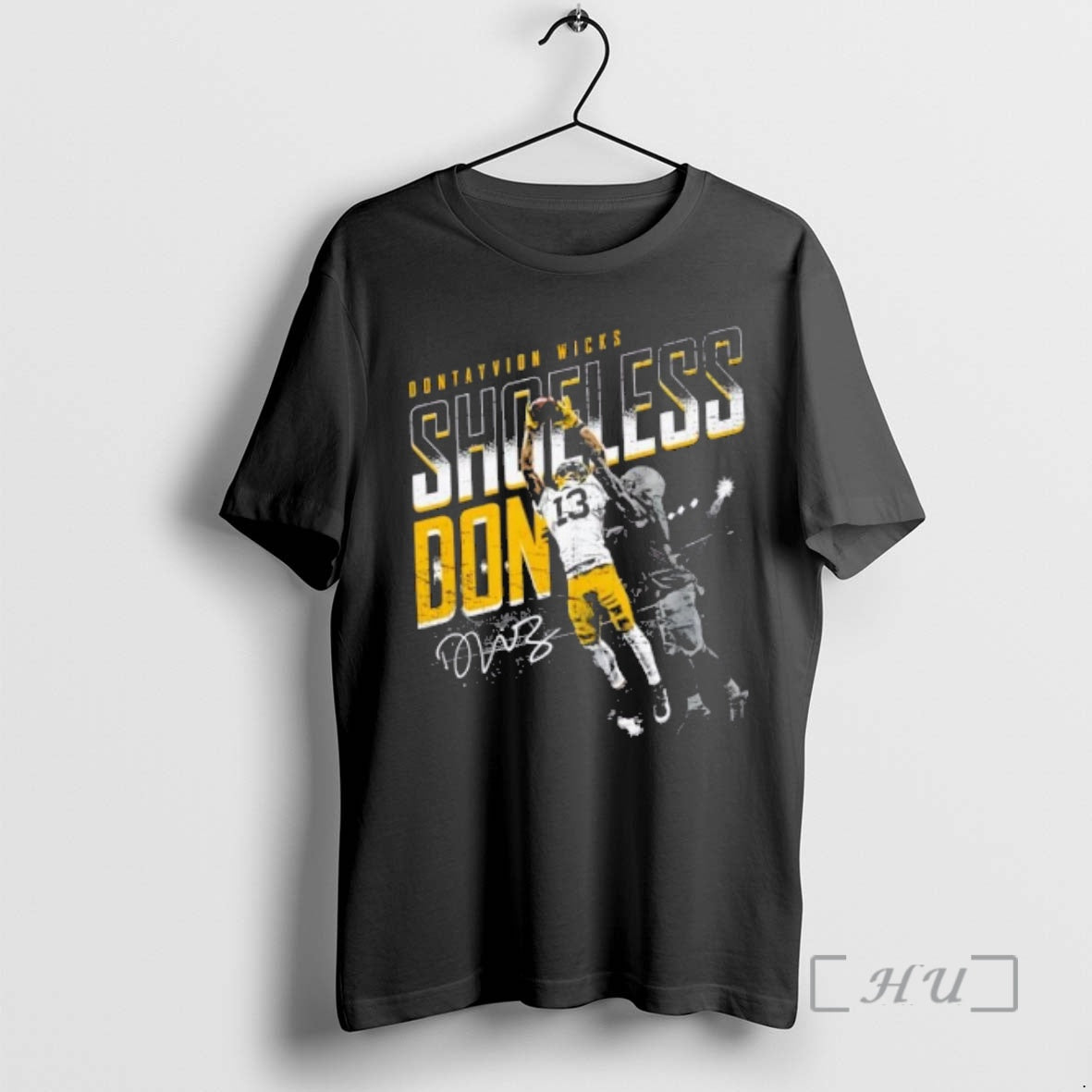 Officials Dontayvion Wicks Green Bay Packers Shoeless Catch Signature