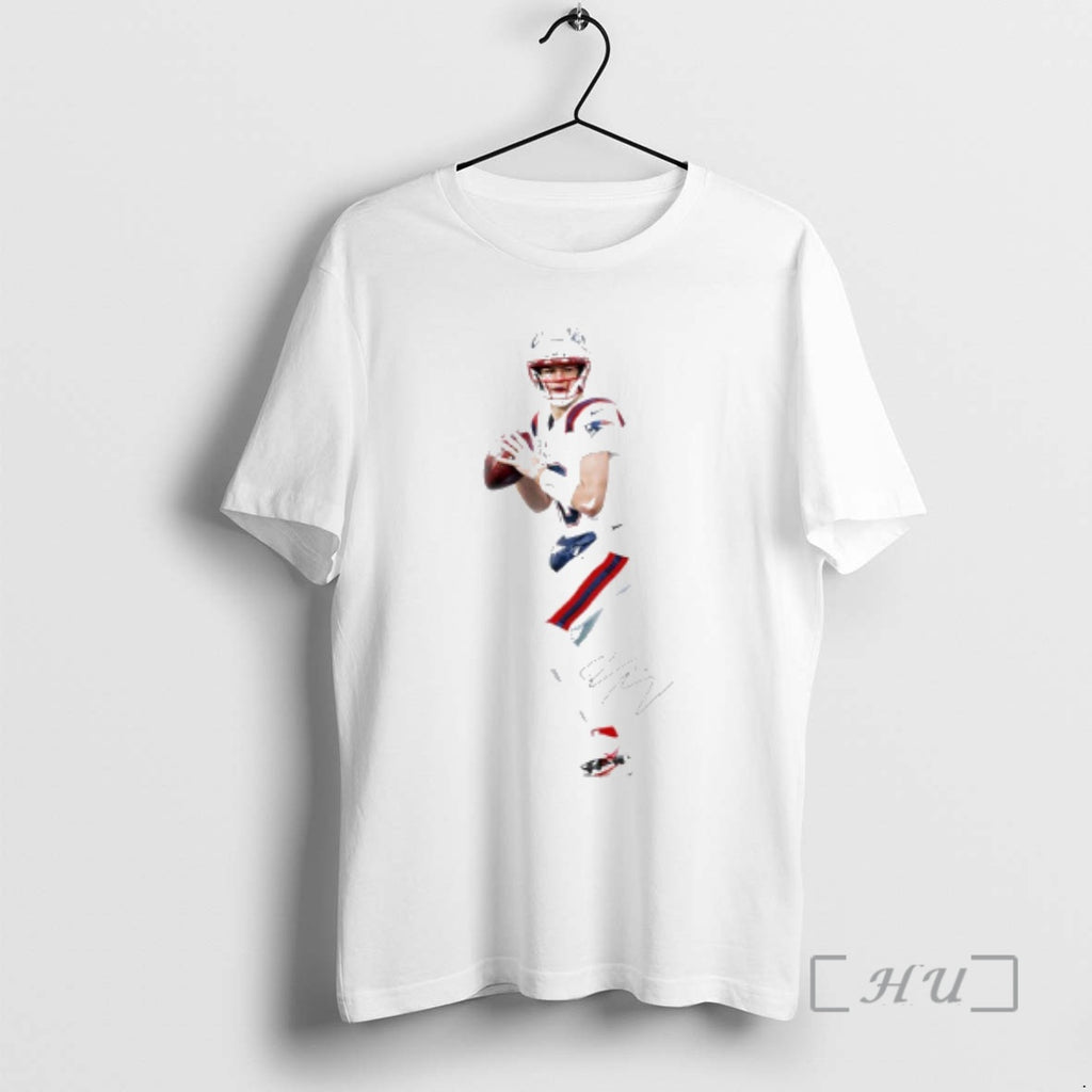 Officials Drake Maye Perfect Game Patriots Signature