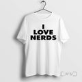 Officials Emma Wearing I Love Nerds