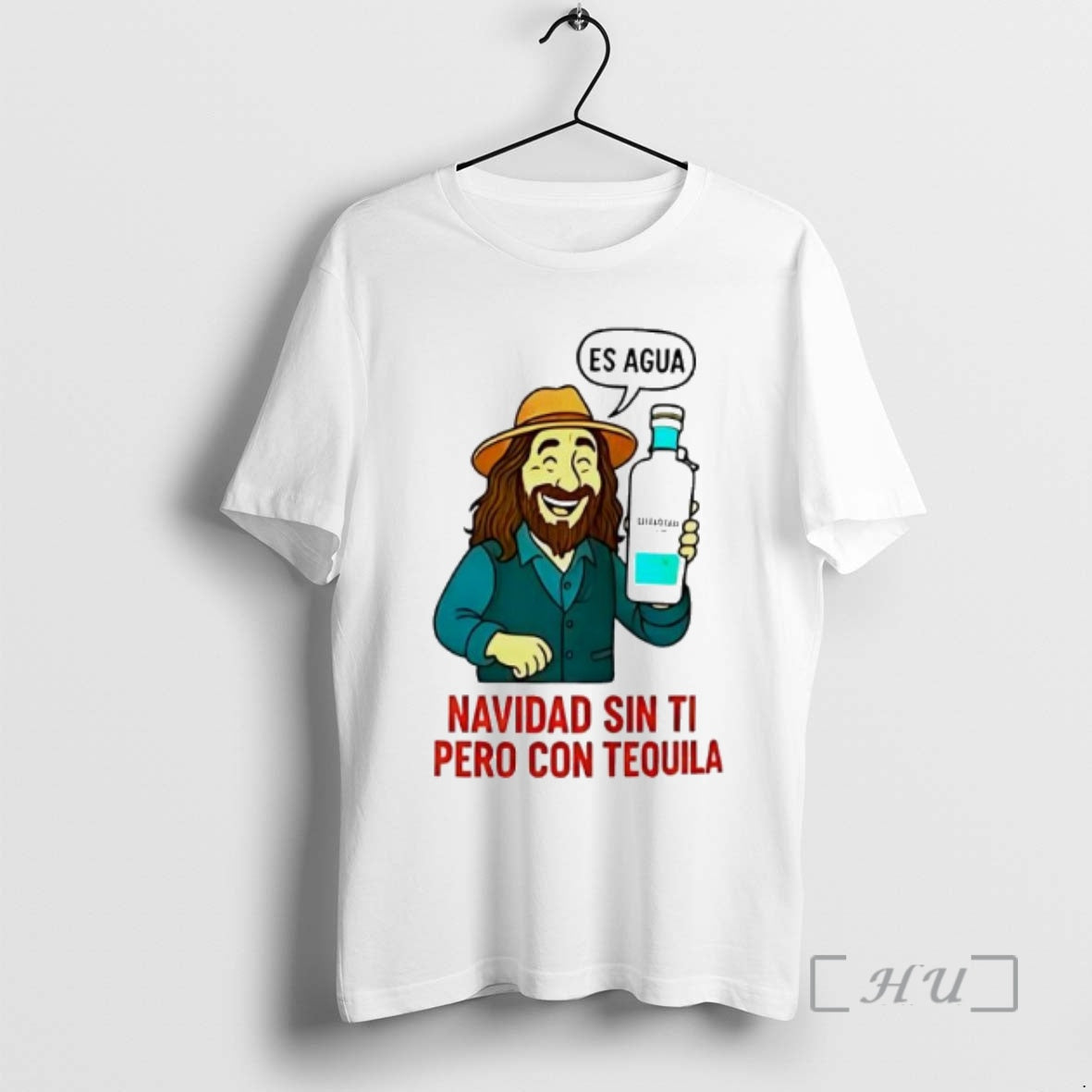 Officials Es Agua Navidad Sin Ti Pero Con Tequila Casamigos Blanco Tequila Premium T Shirts