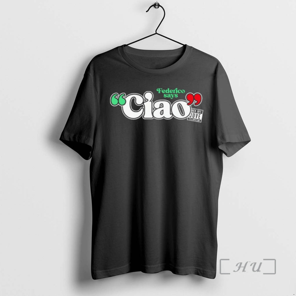 Officials Federico Says Ciao Italian
