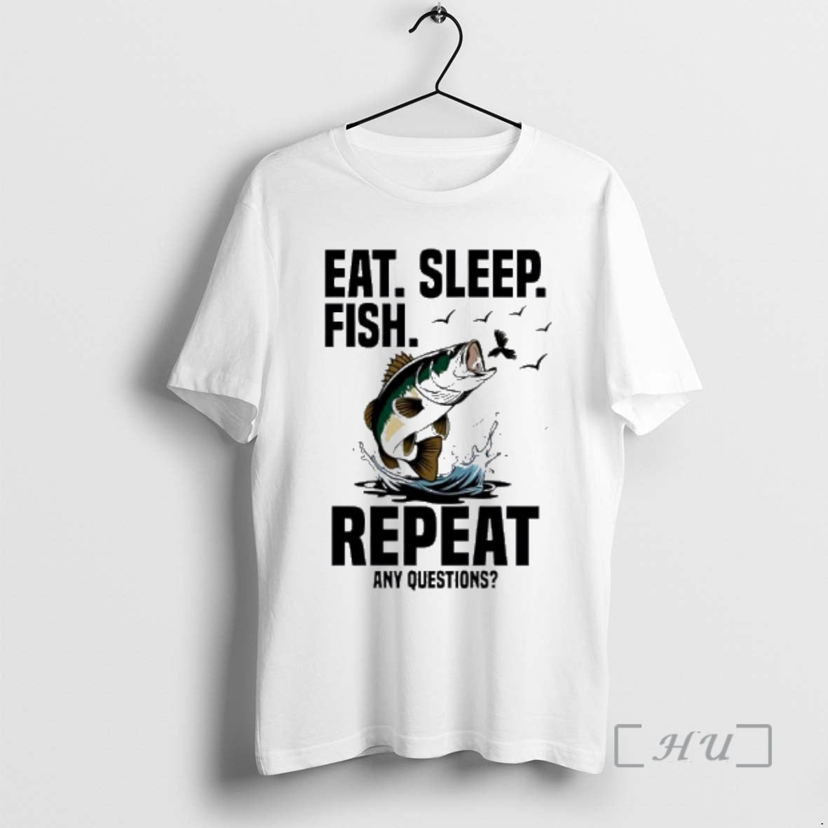 Officials Fishing Eat Sleep Fish Repeat Funny