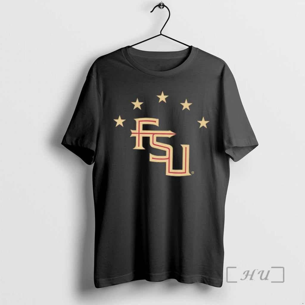 Officials Five Stars Fsu Soccer Stylish Black