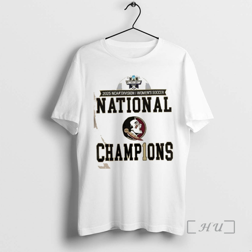 Officials Florida State Seminoles 2025 Ncaa Womens Soccer National Champions Locker Room 2 Sided Premium