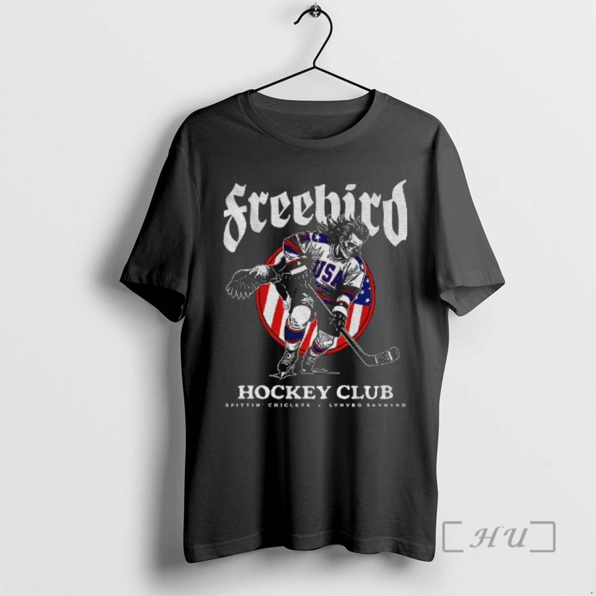 Officials Freebird Usa Spittin Chiclets X Lynyrd Skynyrd Hockey Club