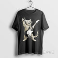 Officials Funny Cat Playing Guitar Rock And Roll