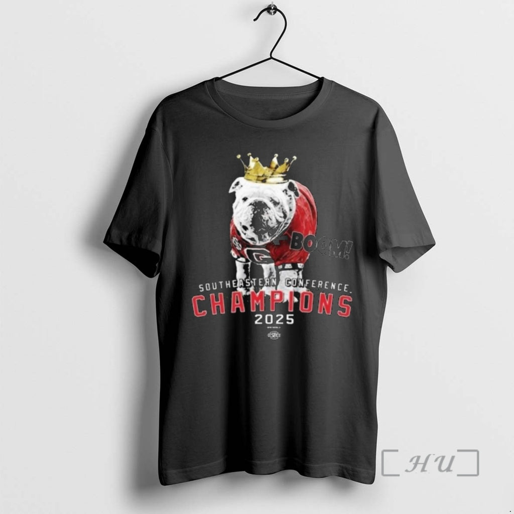 Officials Georgia Bulldogs Boom 2025 Sec Championship Uga The King