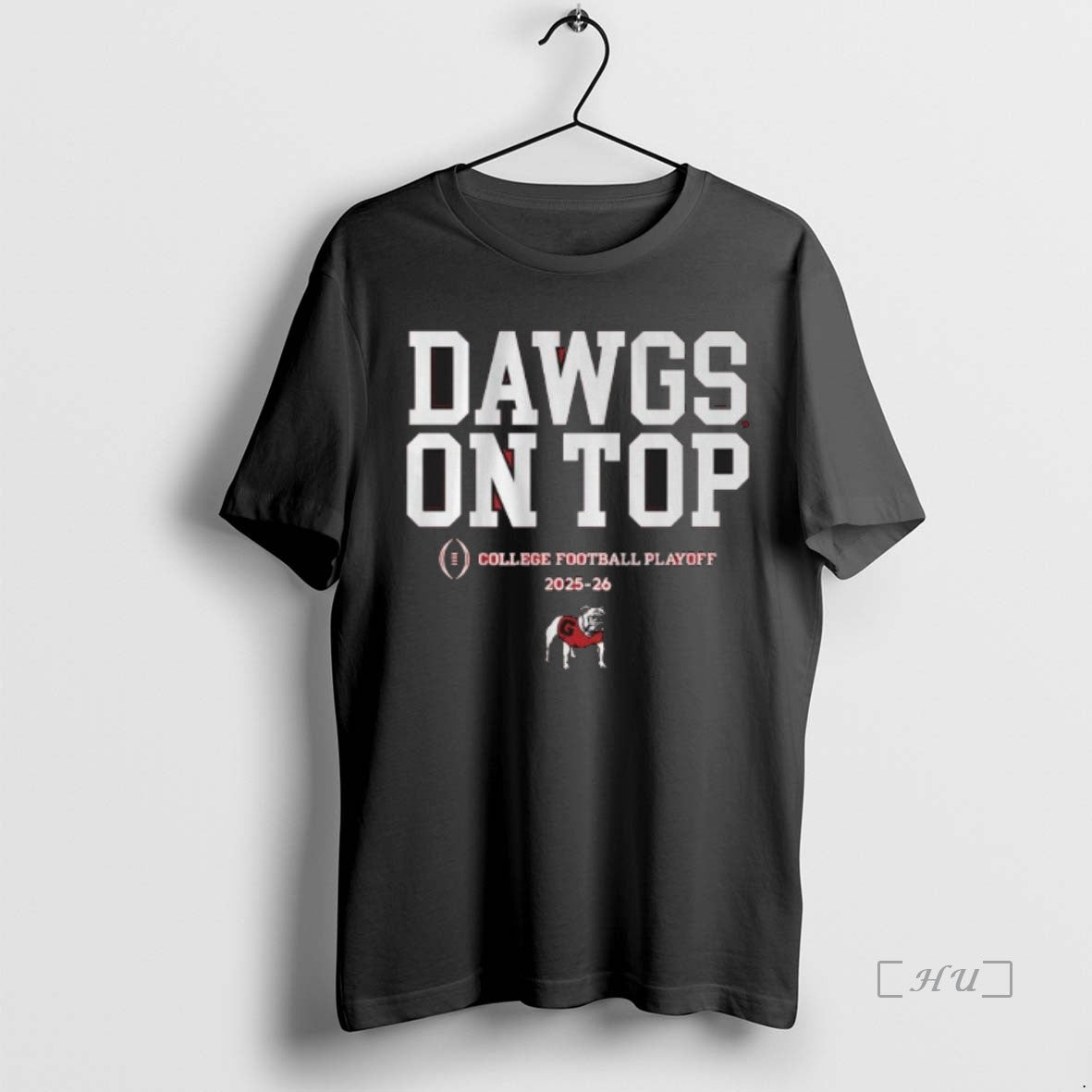 Officials Georgia Football 2025 Cfp Dawgs On Top Slogan