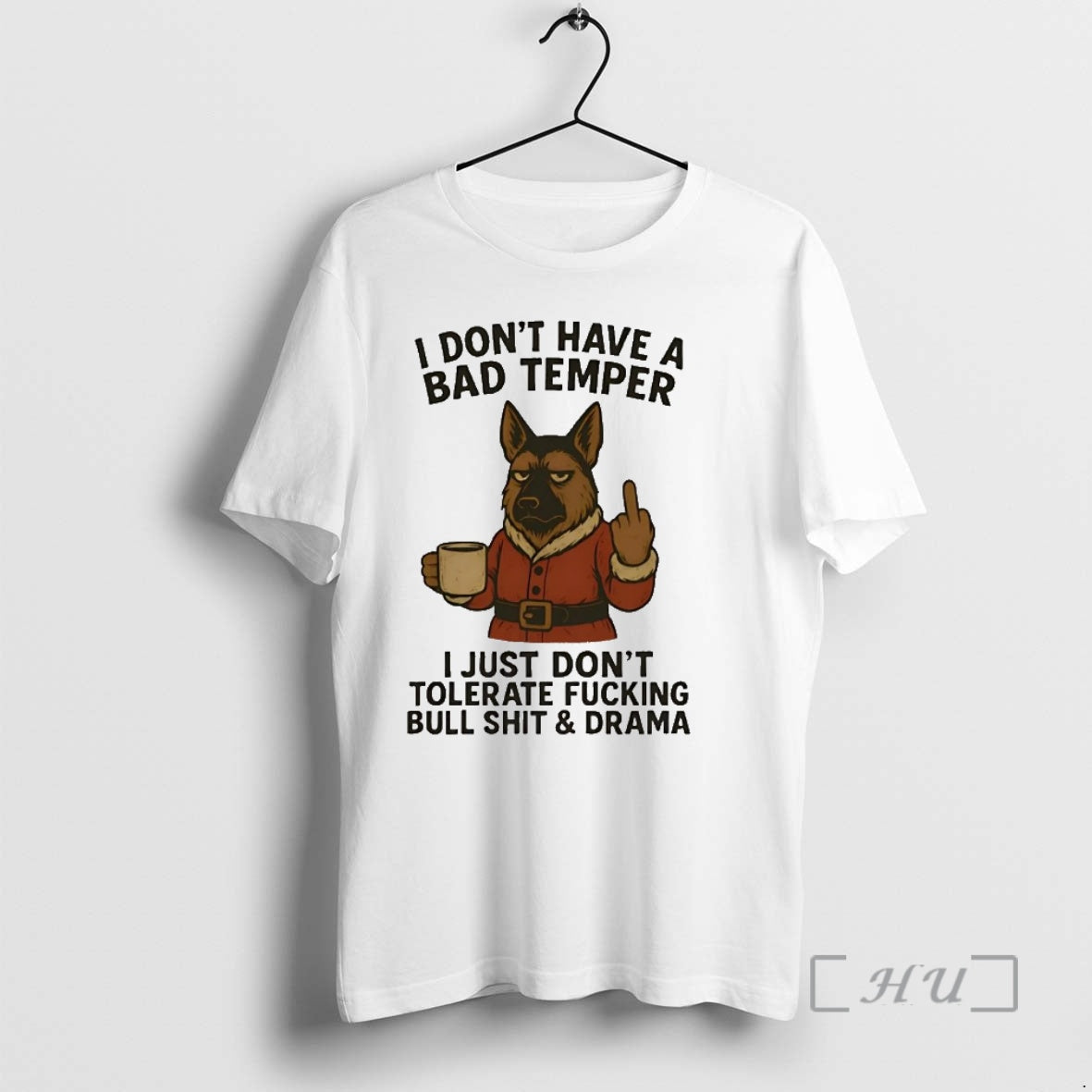 Officials German Shepherd I Dont Have A Bad Temper I Just Dont Christmas Premium