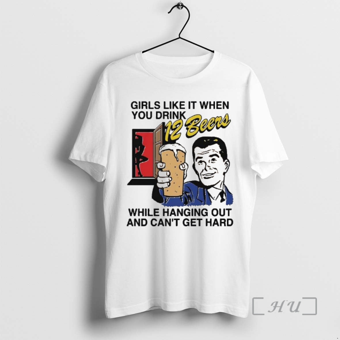Officials Girls Like It When You Drink 12 Beers Retro Man Premium T Shirts Sweater