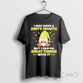 Officials Gnome I May Have A Dirty Mouth But I Can Do Great Things Premium