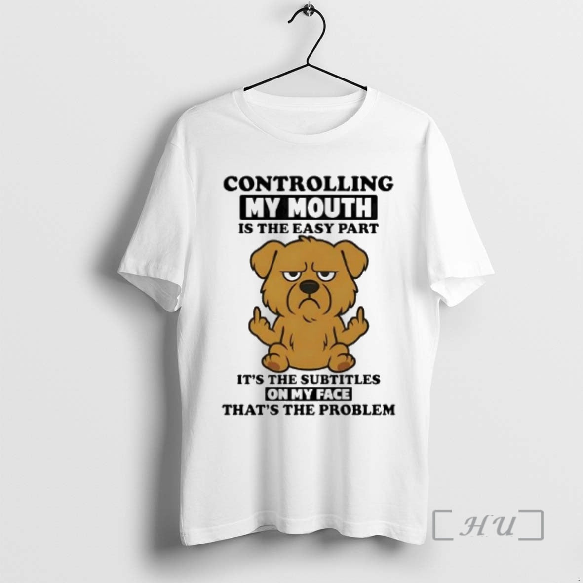 Officials Golden Retriever Controlling My Mouth Is The Easy Part On My Face Premium