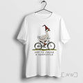 Officials Goose Riding A Bicycle Off To Cause A Kerfuffle