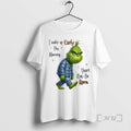 Officials Grinch I Woke Up Early This Morning There Was No Worm Premium T Shirts