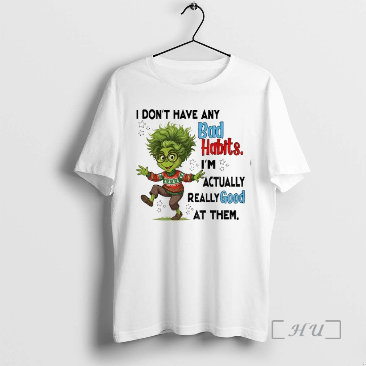 Officials Grinch Santa I Dont Have Any Bad Habits Im Actually Really Good At Them