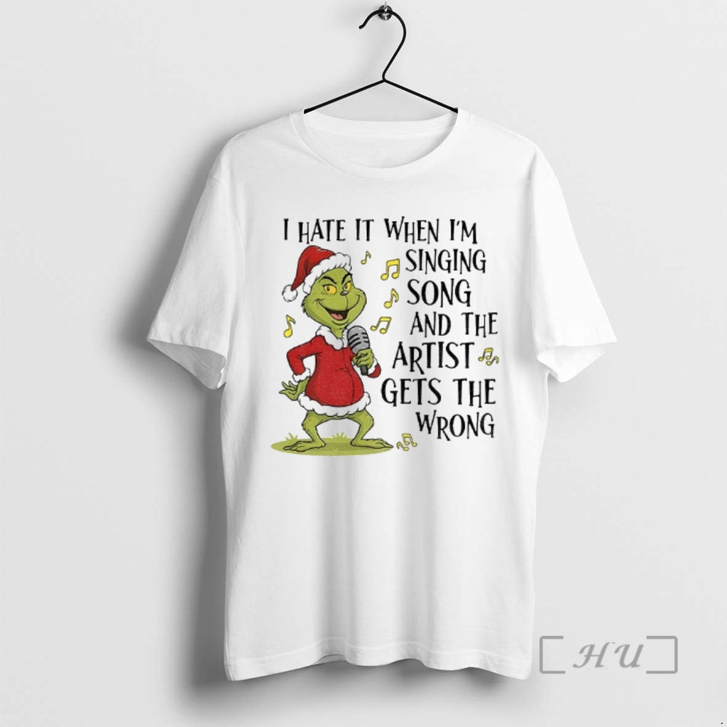 Officials Grinch Santa I Hate It When Im Singing Song And The Artist Gets The