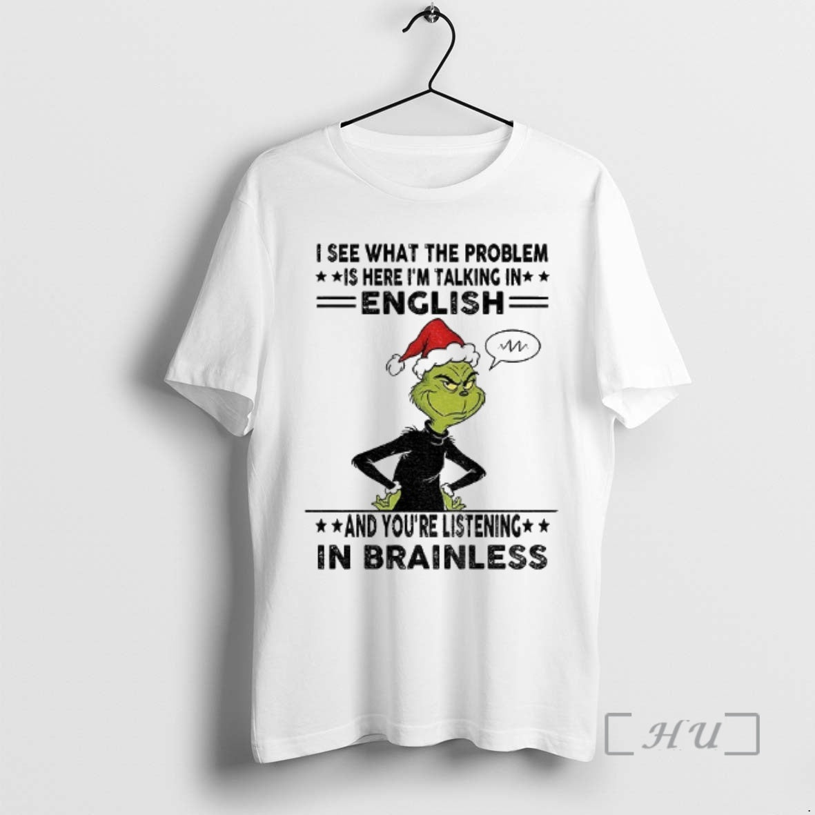 Officials Grinch Santa I See What The Problem Is Here Im Talking In English Santa